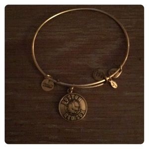 Alex and Ani Boston Red Sox bangle in gold
